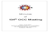 th OCC Meeting - Welcome to ERPC – Eastern Regional ...erpc.gov.in/wp-content/uploads/2017/07/134_OCCMINUTES.pdf... Training on PDMS organised at Odisha, ERPC & Bihar. 5 BSPTCL Renovation
