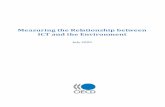 Measuring the Relationship between ICT and the · PDF file2 – measuring the relationship between ict and the environment ©oecd 2009 organisation for economic co-operation and development