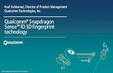 Qualcomm® Snapdragon Sense™ ID 3D fingerprint …. A mobile technology leader. Source: Qualcomm Technologies, Inc. data Qualcomm Snapdragon, Qualcomm Gobi and MSM are products of
