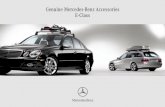 Genuine Mercedes-Benz Accessories E-Class - · PDF fileIt’s written in the stars. It’s plain for all to see that you’ve arrived – even before you’ve reached your destination.