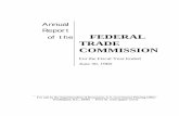 1960 ANNUAL REPORT - Federal Trade Commission is a pleasure to transmit herewith the Forty-sixth Annual Report of the Federal Trade ... Office of Export Trade ... Guide Program ...