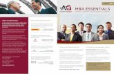 MBA ESSENTIALS -  · PDF fileMBA ESSENTIALS STRATEGY - LEADERSHIP - FINANCE ... BHP Billiton, Carlton & United Breweries, Coates Hire, Westpac ... • Segment strategy evolution