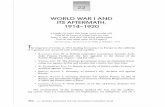 amsco ch22 - Spring Grove Area School District / · PDF fileWORLD WAR I AND ITS AFTERMATH, 1914-1920 ... The assassination of the archduke sparked the war, but the underly- ing causes