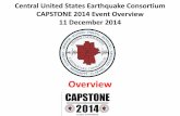 Central United States Earthquake Consortium CAPSTONE · PDF fileCentral United States Earthquake Consortium ... 9-10 Dec 2013 CUSEC Board of Directors – Program Review ... Central