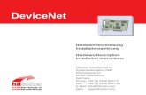 DeviceNet -  · PDF fileDeviceNet Hilscher Gesellschaft für Systemautomation mbH Rheinstrasse 15 65795 Hattersheim Germany Phone: +49 (0) 6190 9907-0 Fax: +49 (0) 6190 9907-50
