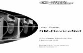 User Guide SM-DeviceNet - PS  · PDF fileEF   User Guide SM-DeviceNet Solutions Module for Unidrive SP Part Number: 0471-0009-04 Issue Number: 4