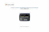 S3331 Series Handheld Spectrum Analyzer User  · PDF fileS3331 Series Handheld Spectrum Analyzer . User Manual . Saluki Technology Inc