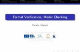 Formal Verification, Model Checking - Faculty of … Modeling Speci cation AlgorithmsConclusions Motivation Formal Methods: Motivation examples of what can go wrong { rst lecture non-intuitiveness