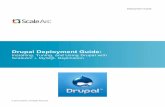 Drupal Deployment Guide -  · PDF fileDrupal Deployment Guide: Installing, ... Drupal Configuration ... architecture, which is discussed in the following section
