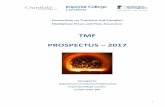TMF PROSPECTUS 2017 - Transient Multiphase Flowtmf-consortium.org/docs/TMF-Prospectus-2017.pdf2 Consortium on Transient and Complex Multiphase Flows and Flow Assurance (TMF) PROSPECTUS