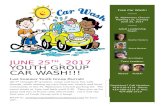 Last Summer Youth Group Hurrah! - St. Alphonsus · Web viewTable for overall flyer layout June 25th, 2017 Youth Group Car WaSH!!! Last Summer Youth Group Hurrah! All 5th through 8th