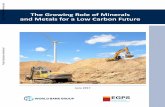 The Growing Role of Minerals and Metals for a Low …documents.worldbank.org/curated/en/207371500386458722/pdf/117581...The Growing Role of Minerals and Metals for a Low Carbon Future