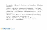 Production of Drop-In Hydrocarbon Fuels from Cellulosic ... BIO... · Continuous Furfural Production from Bagasse in Belle Glade, Florida - 1997 . ... Simultaneous Solvent Extraction