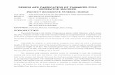 DESIGN AND FABRICATION OF TAMARIND PULP SEPERATOR MACHINE · PDF fileDESIGN AND FABRICATION OF TAMARIND PULP SEPERATOR MACHINE PROJECT REFERENCE NUMBER: 38S0568 COLLEGE : ANGADI INSTITUTE