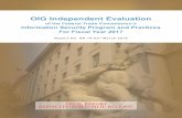OIG Independent Evaluation - oversight.gov FISMA... · Raghav Vajjhala, Chief Information Officer David C. Shonka, ... FINAL REPORT - REDACTED FOR PUBLIC RELEASE Page | xiii Exhibit