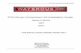 PTO-Driven Compressor Kit Installation Guide Files/SVFD SD Reference/Vehicle manuals/E62/old... · Waterous PTO-Driven Compressor Kit Installation Guide Warnings, Cautions, and Notes