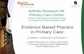 Evidence Based Practice in Primary Care - Keele University · PDF fileEvidence Based Practice in Primary Care: K Dziedzic1, ... appraisal tool for diagnostic test studies. ... Evidence