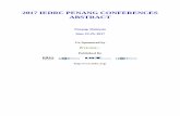 2017 IEDRC PENANG CONFERENCES ABSTRACT - · PDF fileLC0006: Women’s Sexuality in Merlinda Bobis’ Banana Heart Summer: An Intersection of Foucault’s Transgressions and Punishment
