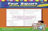 Four Square is a great tool for students to use during a ... · PDF filefor students to use during a writing assessment. ... model writing the topic in the ... emind the students that