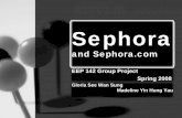 Sephora and Sephora - University of California, Berkeleyare.berkeley.edu/~sberto/Sephora_eep142.pdfSephora History • A concept from France in 1993 • Acquired by Louis Vuitton Moet