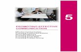 g Promoting Effective Communication - · PDF filealternative approaches. This section will help you with the following: Effective Communication ... Promoting Effective Communication
