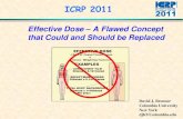 ICRP 2011 Brenner Effective Dose a Flawed Concept.pdf · ICRP 2011 Effective Dose ... As we struggle with the rapidly increasing radiology contribution to the population exposure,