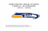 JOHNSBURG HIGH SCHOOL CHORAL HANDBOOK 2015 …johnsburgchoirs.weebly.com/uploads/5/4/8/3/... · JOHNSBURG HIGH SCHOOL CHORAL HANDBOOK 2015-2016 ... Welcome Letter ... Music Boosters