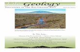 Volcanoes of the Rio Grande Rift - New Mexico Institute … 2013 issue 33 In This Issue... Volcanoes of the Rio Grande Rift • Volcano or Not a Volcano? Earth Briefs: Volcanic Hazards