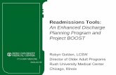 An Enhanced Discharge Planning Program and Project · PDF fileAn Enhanced Discharge Planning Program and Project BOOST Robyn Golden, LCSW Director of Older Adult Programs. ... Anticoagulation