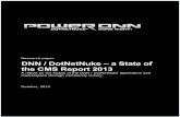 Research paper: DNN / DotNetNuke – a State of the CMS ...blog.powerdnn.com/wp-content/...DotNetNuke-State-of... · A PowerDNN White Paper Publication May 10, 2013 1 Research paper: