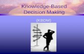 Knowledge-Based Decision Making - Al … Making Based on the information exchanged: •a motion may come to the floor according to the assembly / conference procedures. Decision Making