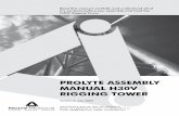 PROLYTE ASSEMBLY MANUAL H30V RIGGING … Safety R-spring CCS7-705 0.01kg The embossed ring on the ends of the conical coupler receivers, and stickers featuring the Prolyte logo can