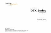 Man UsersMan r4 DTX-Copper us - Technical Diagnostictechnicaldiagnostic.com/wp-content/uploads/2015/01/Fluke-DTX-1800... · • Optional DTX-OTDR modules let you locate and characterize