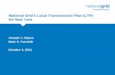National Grid’s Local Transmission Plan (LTP) for … Grid’s Local Transmission Plan (LTP) ... 115 kV systems are addressed and are discussed with the ... Replace two 345 kV breakers