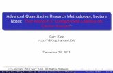 Advanced Quantitative Research Methodology, Lecture · PDF fileAdvanced Quantitative Research Methodology, Lecture Notes: Text Analysis II: ... data analysis or, for that matter, social