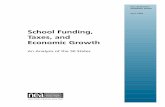School Funding, Taxes, and Economic Growth - · PDF fileSchool Funding, Taxes, and Economic Growth: ... major aspect of this knotty fiscal dilemma is the effect ... Faced with reduced