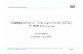 Computational fluid dynamics (CFD) - Sccswiki · PDF fileTechnische Universität München Janos Benk: Computational fluid dynamics (CFD)
