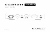 Scarlett Solo 2nd Gen - User Guide - Home | Focusrite · PDF fileScarlett Solo is a trade mark of Focusrite Audio Engineering Limited registered in the UK and other countries. 2016