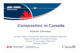 Composites in Canada - Carleton University · PDF fileComposites in Canada Andrew Johnston ... • Some Canadian innovations in history ... composite structures for regional and business