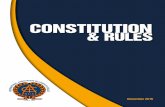 CONSTITUTION & RULES - The · PDF file2 CONSTITUTION & RULES ... the United States and around the world. ... pplications or recommendations for each and every type of membership in