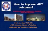 How to improve ART outcomes? -  · PDF fileGynecology and Obstetrics Department How to improve ART outcomes? X.TURKISH-GERMAN GYNECOLOGY CONGRESS ... (CCS) tecniques