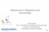 Ultrasound in Obstetrics and Gynecology - KTH in Obstetrics and Gynecology Lotta Herling M.D., Specialist in Obstetrics and Gynecology Centre for Fetal Medicine Karolinska University