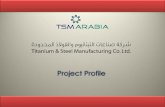 Project Profile - TSM Arabia Arabia Profile1.pdf · TSM Arabia Factory Location Dammam, 2nd Industrial City Factory Area 21,000 m2 (210m x 100m) Main Products Heat Exchangers, Pressure