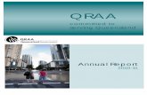 2010 11 QRAA Annual Report - Electronic  · PDF filevolume of work undertaken during the year, ... 4 | QRAA Annual Report 2010-11 ... scheme for fl ooding and Tropical
