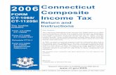 Form CT-1065/ CT-1120SI Booklet (11-30-06), Connecticut ... · PDF fileThis booklet contains forms and instructions for the 2006 CT-1065/ ... Connecticut Composite Income Tax Return.