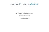 TAX IN PRACTICE - Practising · PDF filepassionate tax professionals with diverse experience ranging from ‘Big 4’ accounting firms, top tier law firms, ... PATTERN OF DISTRIBUTIONS