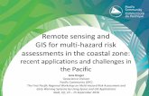 Remote sensing and GIS for multi-hazard risk … 1 2-RS and GIS for Risk...Remote sensing and GIS for multi-hazard risk assessments in the coastal zone: recent applications and challenges