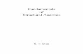 Fundamentals of Structural Analysis - .xyzlibvolume3.xyz/civil/btech/.../matrixmethodsofstructuralanalysis/... · Beam and Frame Analysis ... statical indeterminacy, ... The above