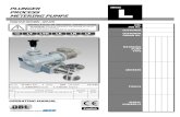 PLUNGER PROCESS METERING PUMPS L - Directory …dokumentacja.bajk.com.pl/Obl/L_L_GB_0712.pdf · plunger process metering pumps seriesl ... motor unel-mec ... 2.1 personnel responsible