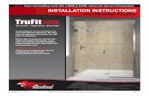 NOTE: If you are installing a unit with a SINGLE DOOR ... · PDF filenothing behind it is not suitable for mounting a TruFit enclosure.?Make sure your enclosure is the proper size